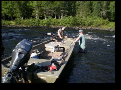 Guided Professional Float Trip for Smallmouth Bass and Musky in Iron County, Michigan