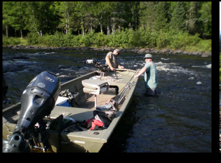 Guided Float Trip for Smallmouth Bass and Musky in Iron County Michigan