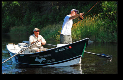 Spend the day on the river in a Western Style Drift Boat with your personal Fishing Guide